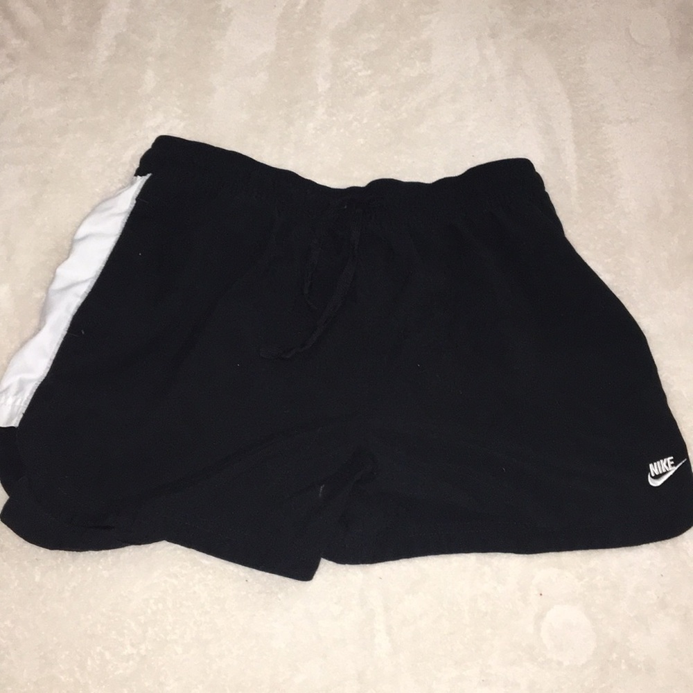 black nike shorts